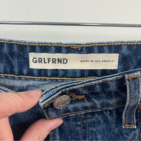 GRLFRND The Karolina High Rise Straight Crop Jeans - Picture 9 of 16